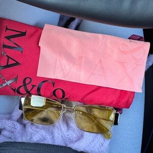 Max & Co. Sunglasses with Pink and Red Case